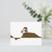 Mountainbike Postkarte (Stehend Vorderseite)