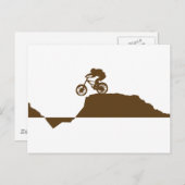 Mountainbike Postkarte (Vorne/Hinten)