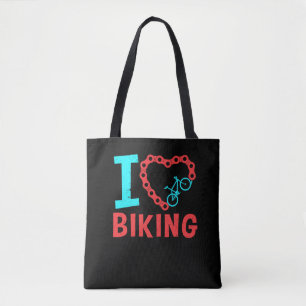 Mountainbike Rad Rad I Liebe Radfahren Tasche