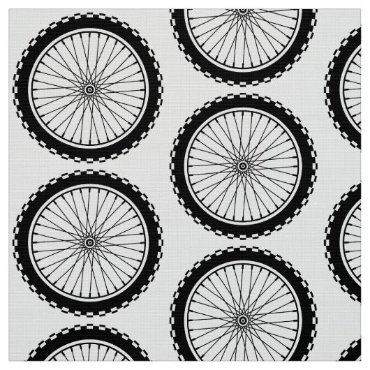 Mountainbike-Rad - Schwarzes Stoff (Muster)