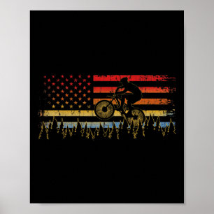 Mountainbike-Radfahren-Biker-T-Shirt-Geschenke für Poster
