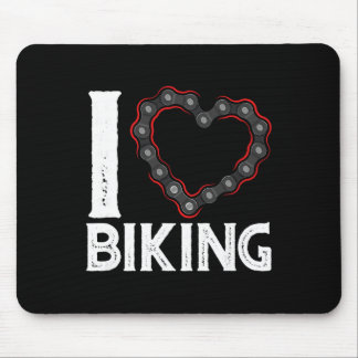 Mountainbike Radfahren Fahrrad Ich liebe Radfahren Mousepad