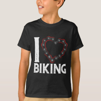 Mountainbike Radfahren Fahrrad Ich liebe Radfahren T-Shirt