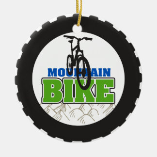 Mountainbike-Radfahren Keramikornament