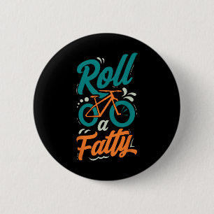 Mountainbike Radfahren Rollen Ein Fett Fahrradfahr Button