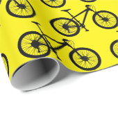 Mountainbike-Radfahrer Geburtstag Geschenkpapier (Rolleneckpunkt)