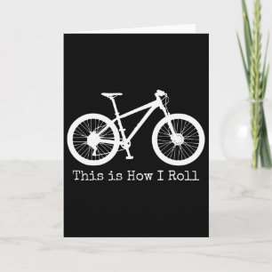 Mountainbike-Radsport Mtb-Fahrrad-Radsport Lustig Karte