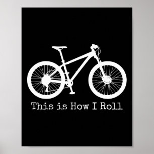 Mountainbike-Radsport MTB-Fahrrad-Radsport Lustig  Poster