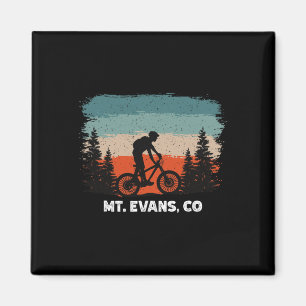 Mountainbike Retro Sonnenuntergang Vintage Mt. Eva Magnet