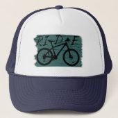 Mountainbike-Sprichwort Truckerkappe (Vorderseite)