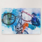 Mountainbike-Spritzer Puzzle (Horizontal)