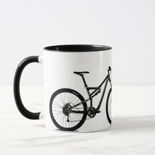 Mountainbike-Tasse Tasse (Links)