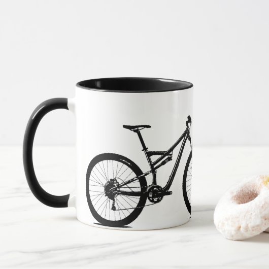 Mountainbike-Tasse Tasse (Mit Donut)
