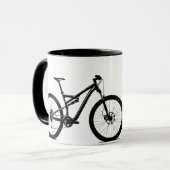 Mountainbike-Tasse Tasse (Vorderseite Links)