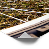 Mountainbike Tire Closeup Poster (Ecke)