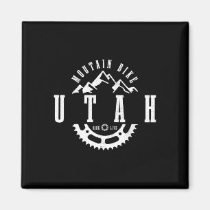 Mountainbike Utah Moab Mtb Downhill-Fahren Vintag Magnet