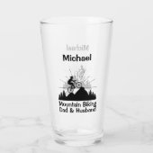 Mountainbike-Vater Glas (Rückseite)