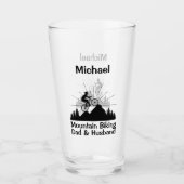 Mountainbike-Vater Glas (Vorderseite)