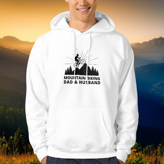 Mountainbike-Vater Hoodie