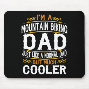 Mountainbike-Vater, ich bin ein Papa-Shirt. Vintag Mousepad