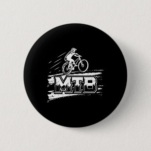 Mountainbike-Vater Mountainbiken Lustiges Radfahre Button