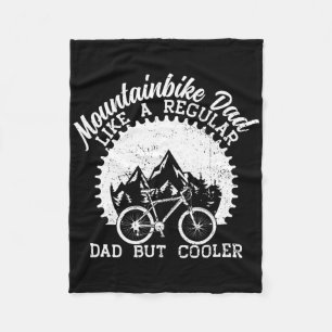 Mountainbike-Vater MTB-Fahrradgeschenke für Mounta Fleecedecke