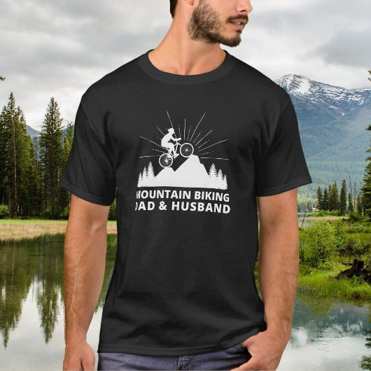 Mountainbike-Vater T-Shirt