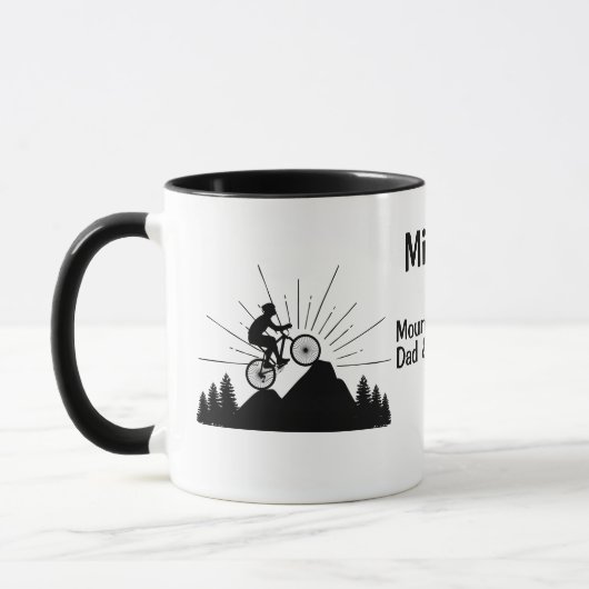 Mountainbike-Vater Tasse (Links)