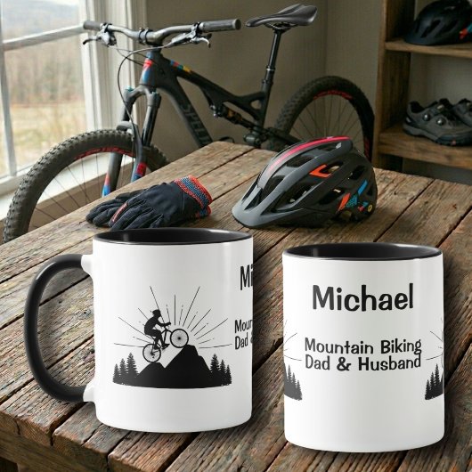Mountainbike-Vater Tasse