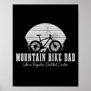 Mountainbike-Vater Vintage Mtb Downhill-Fahren Rad Poster