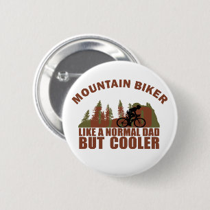 Mountainbike-Vater wie ein normaler Vater, aber co Button