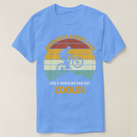 Mountainbike-Vater wie ein regelmäßiger Vater, abe T-Shirt (Design vorne)