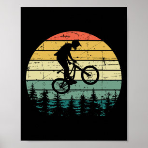 Mountainbike - Vintage Downhill Biking - Mtb Fahre Poster
