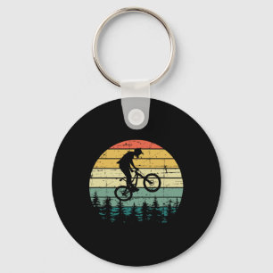Mountainbike - Vintage Downhill-Biking - Mtb Fahre Schlüsselanhänger