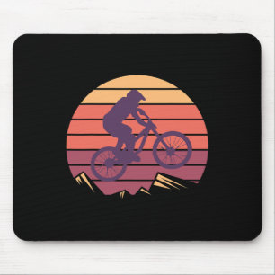 Mountainbike Vintage Mtb Radfahren Radsport Radfah Mousepad