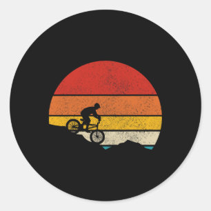 Mountainbike Vintage Retro Downhill-Fahren Mtb Bi Runder Aufkleber