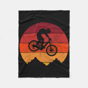 Mountainbike Vintage Retro Mtb Downhill Fahrradfah Fleecedecke