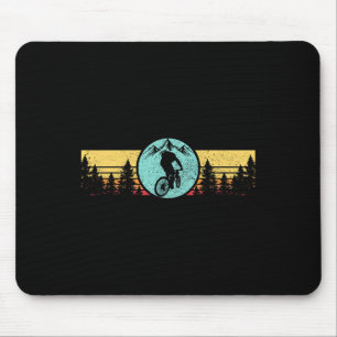 Mountainbike Vintage Retro MTB Radfahren Radtour N Mousepad