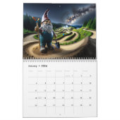 Mountainbike-Wandern Gnome-Kalender Kalender (Jan 2026)