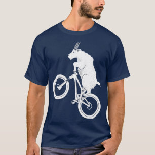 Mountainbike-Ziege T-Shirt