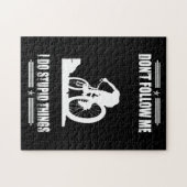 Mountainbike-Zitate von Funny Mountain Biker Puzzle (Horizontal)
