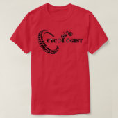 Mountainbike-Zykologe T-Shirt (Design vorne)