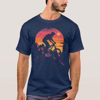 Mountainbiken 90er Look Retro T-Shirt