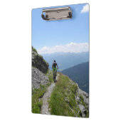 Mountainbiken auf dem Land Klemmbrett (Links)