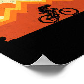 Mountainbiken - Ausrüstung Mtb Fahren Radfahrer Bi Poster (Ecke)