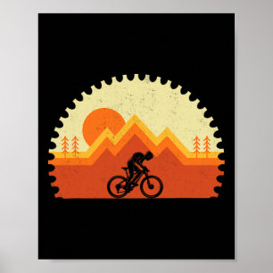 Mountainbiken - Ausrüstung Mtb Fahren Radfahrer Bi Poster
