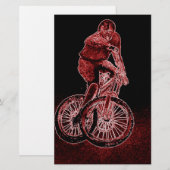 Mountainbiken Briefpapier (Vorne/Hinten)
