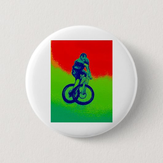 Mountainbiken Button (Vorderseite)