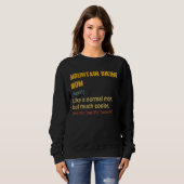 Mountainbiken Definition Bergbiken Sweatshirt (Vorne ganz)