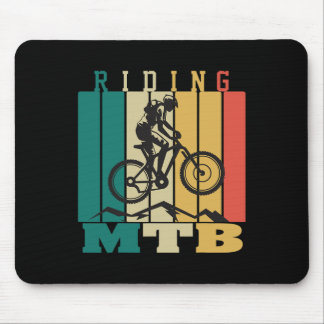 Mountainbiken Es wird nie einfacher Downhill-Moun Mousepad